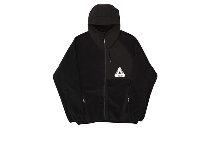 Palace Polartec Flee Hooded Black