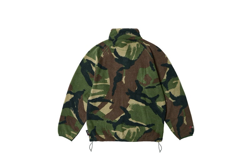 Palace Polartec Fleece Funnel Woodland Camo