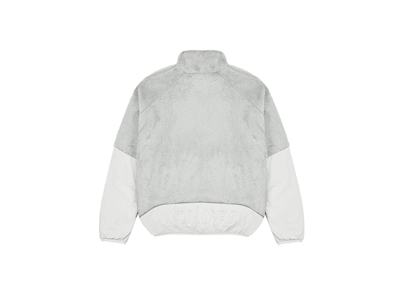 Palace Polartec High-Loft Teddy Fleece Jacket Light Grey