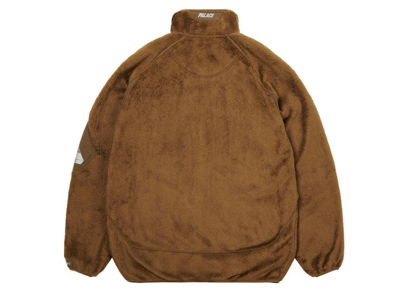 Palace Polartec High Loft Track Jacket Brown