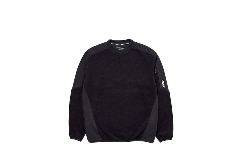Palace Polartec Lazer Crew Black