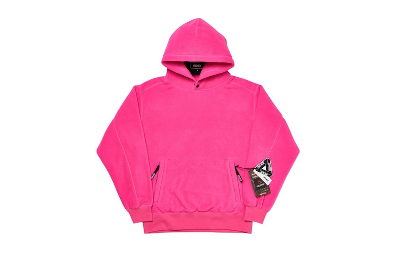 Palace Polartec Lazer Hood Hi Vis Pink