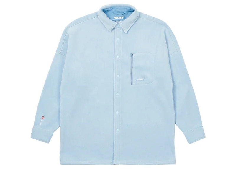 Palace Polartec Lazer Overshirt Light Blue