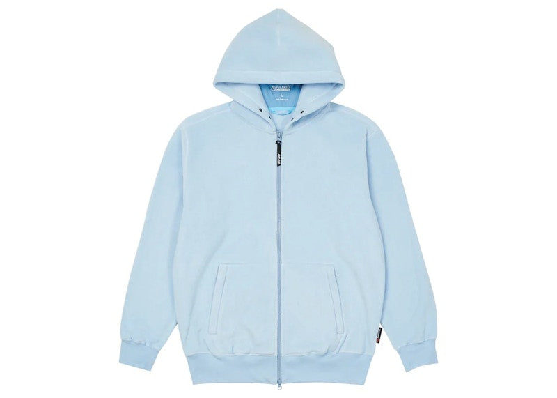 Palace Polartec Lazer Zip Hood Blue