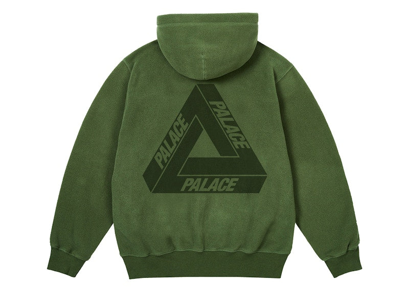 Palace Polartec Lazer Zip Hood The Deep Green