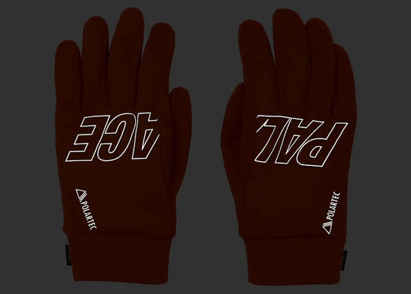 Palace Polartec Powerstretch Gloves Orange