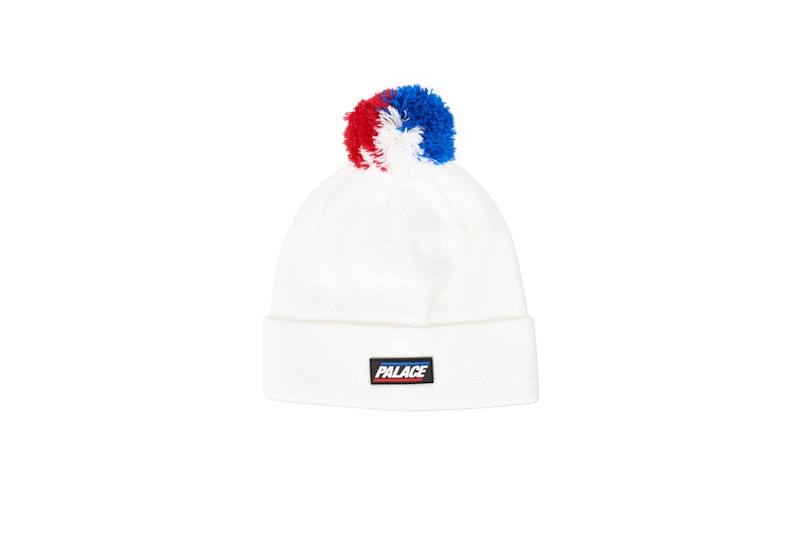 Palace Poppin Bobbles Beanie White