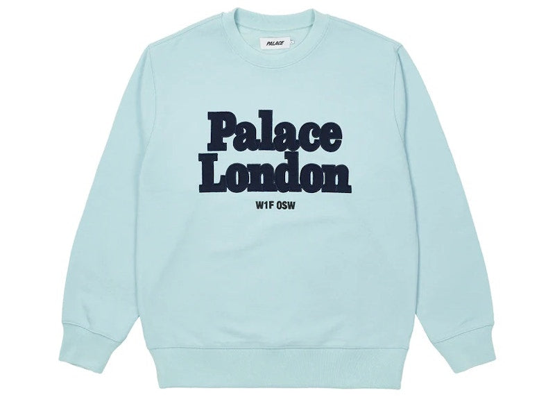 Palace Postcode Crew Light Blue