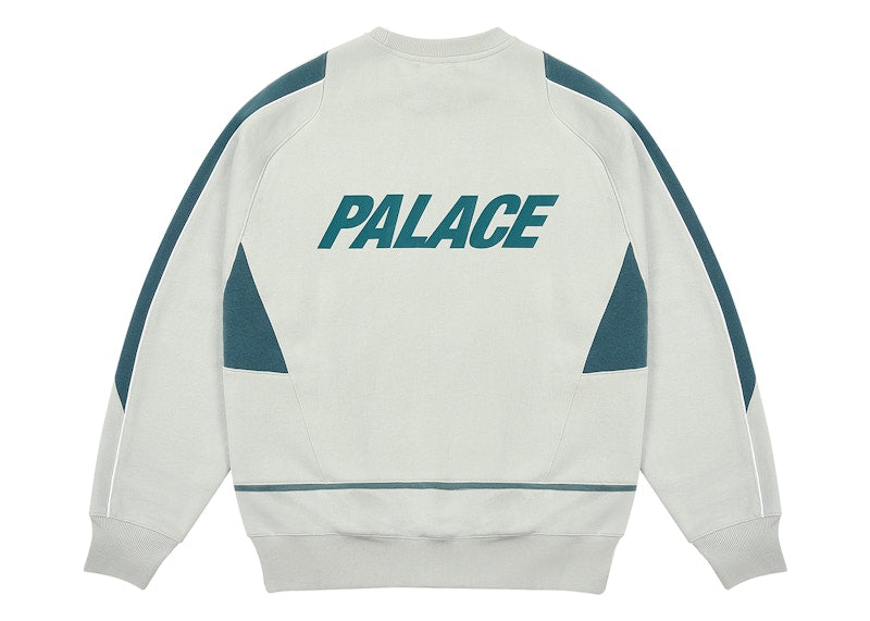 Palace Pro Team 02 Crew Light Gray