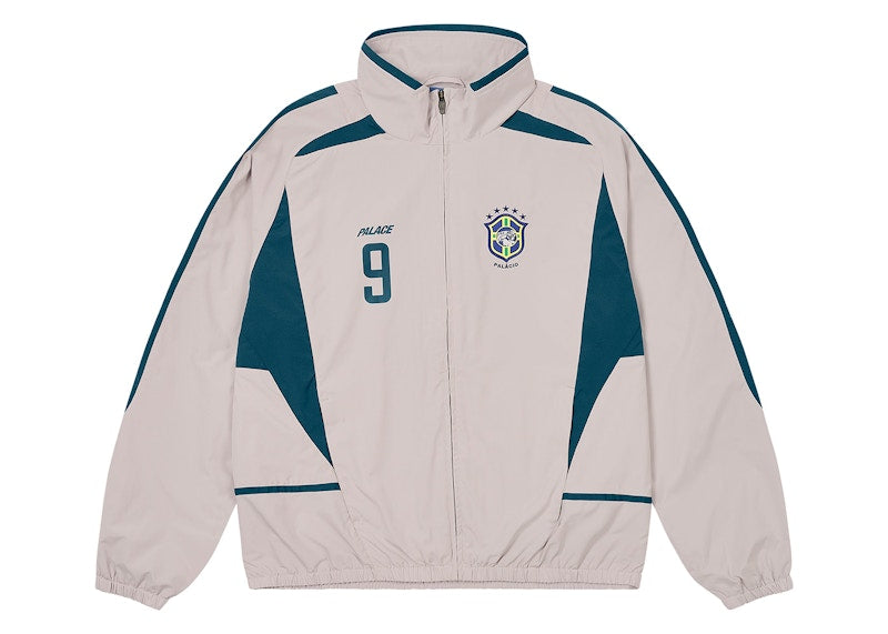 Palace Pro Team 02 Shell Jacket Light Grey