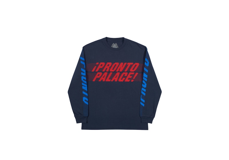 Palace Pronto Longsleeve T-shirt Navy