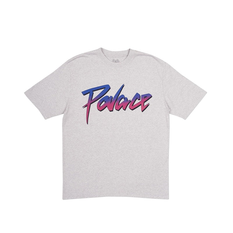 Palace Purple Reign T-shirt Grey Marl