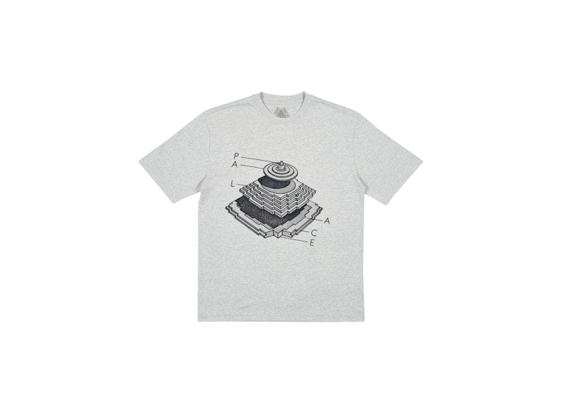 Palace Pyramidal T-shirt Grey Marl