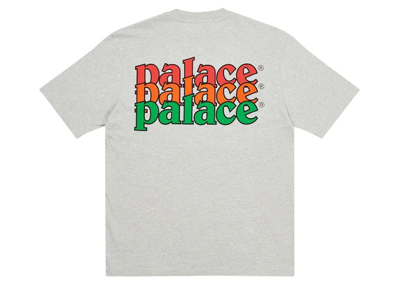 Palace Quality T-shirt Grey Marl