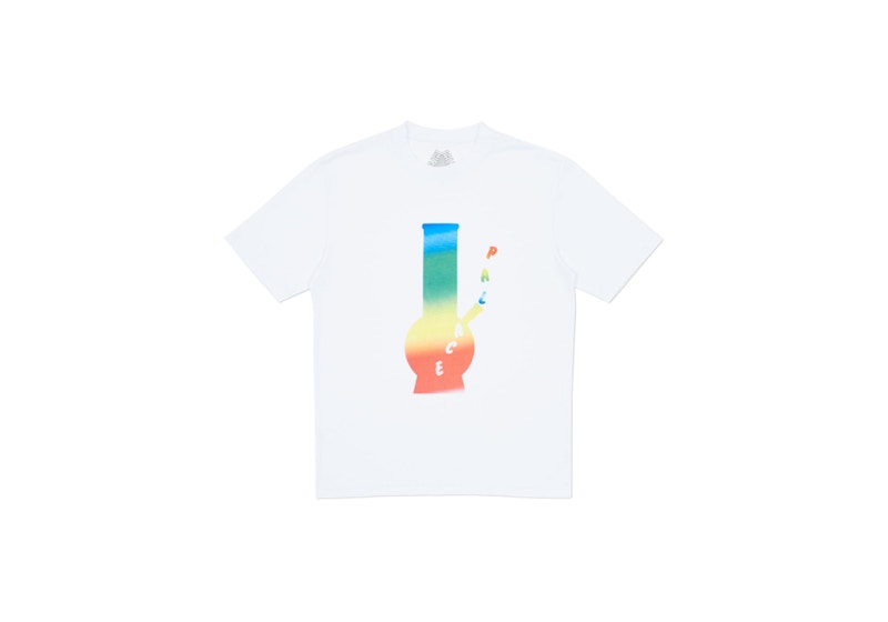Palace Rainbow Bong T-shirt White