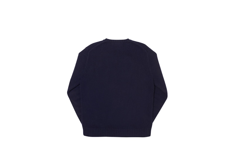Palace Ralph Lauren Skate Polo Bear Sweater Aviator Navy