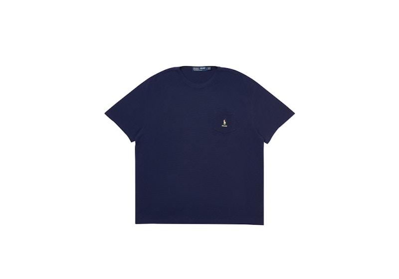 Palace Ralph Lauren Waffle Pocket Tee French Navy