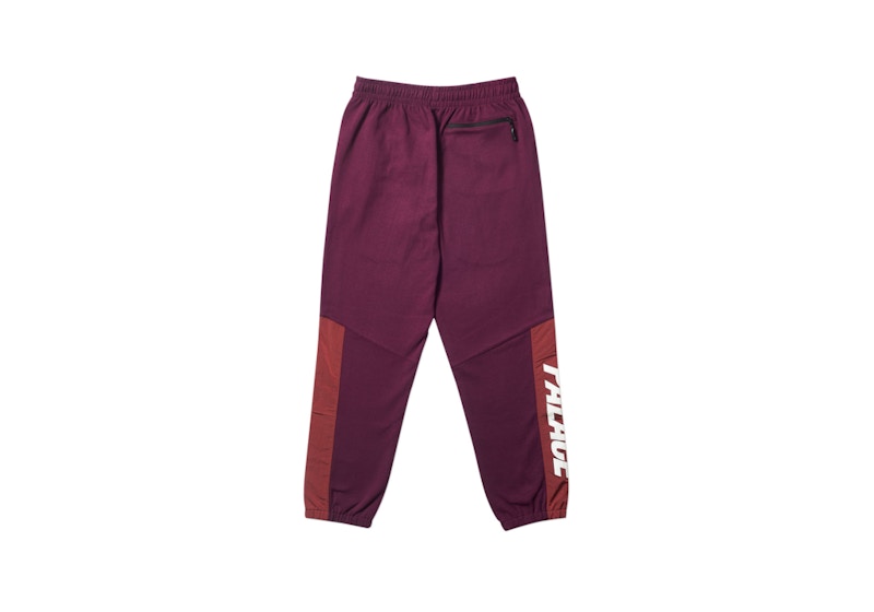 Palace Re-Sponder Tech Joggers Burgundy