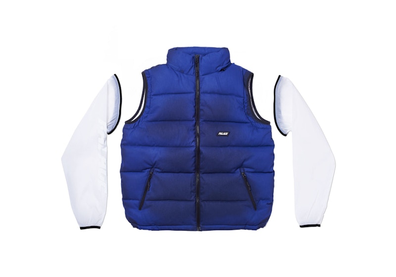 Palace Reacto Puff Zip Off Jacket Blue