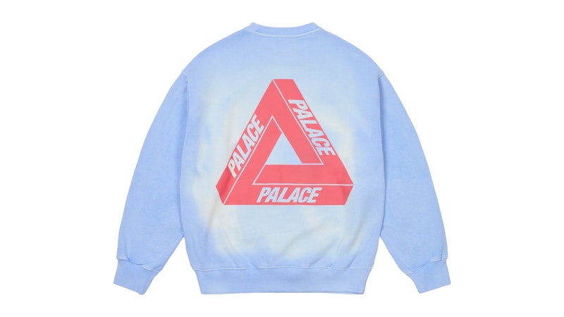 Palace Reacto Tri-Ferg Crew Blue