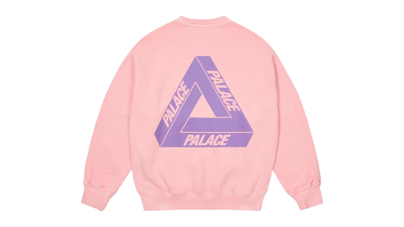 Palace Reacto Tri-Ferg Crew Pink