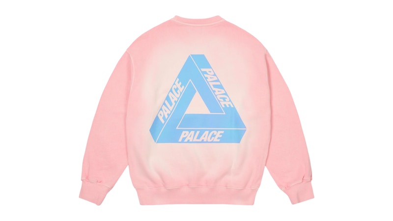 Palace Reacto Tri-Ferg Crew Pink