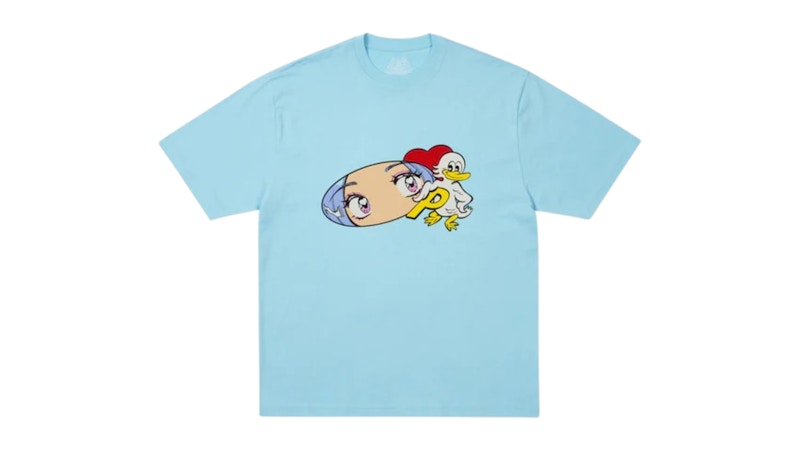 Palace Rear View T-Shirt Skyline Blue