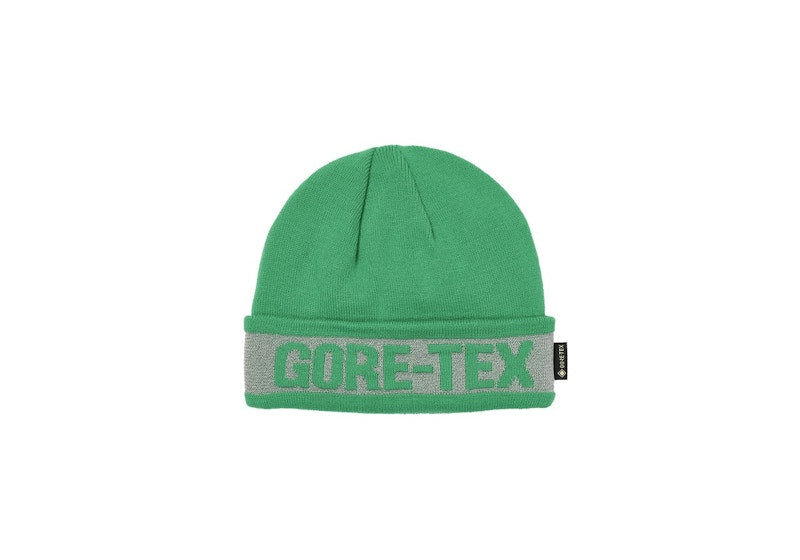 Palace Reflective Jacquard Gore-Tex Beanie Green