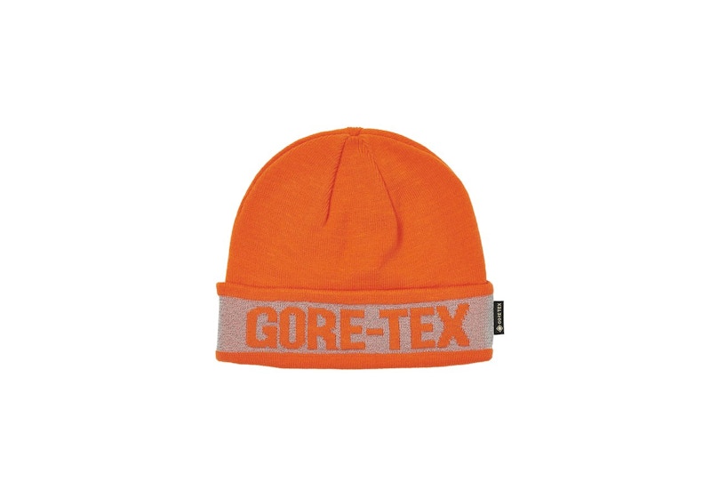 Palace Reflective Jacquard Gore-Tex Beanie Orange
