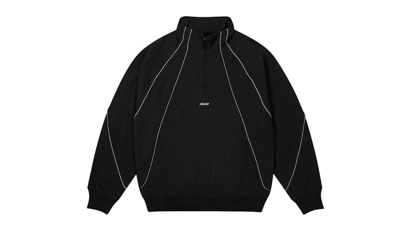 Palace Reflecto 1/4 Zip Black