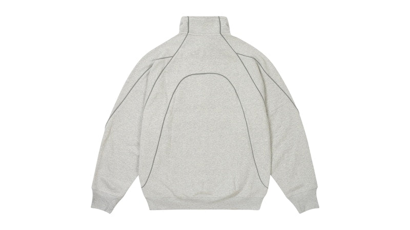 Palace Reflecto 1/4 Zip Grey Marl