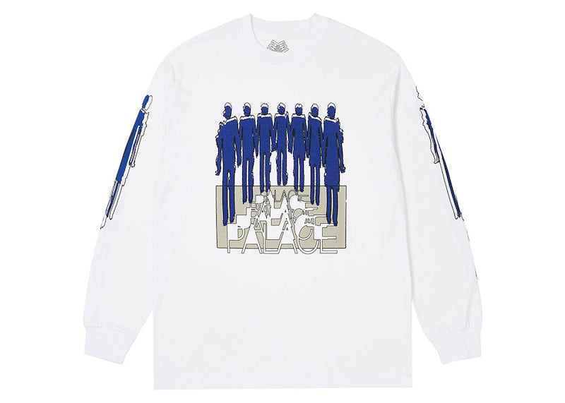 Palace Repeater Longsleeve White