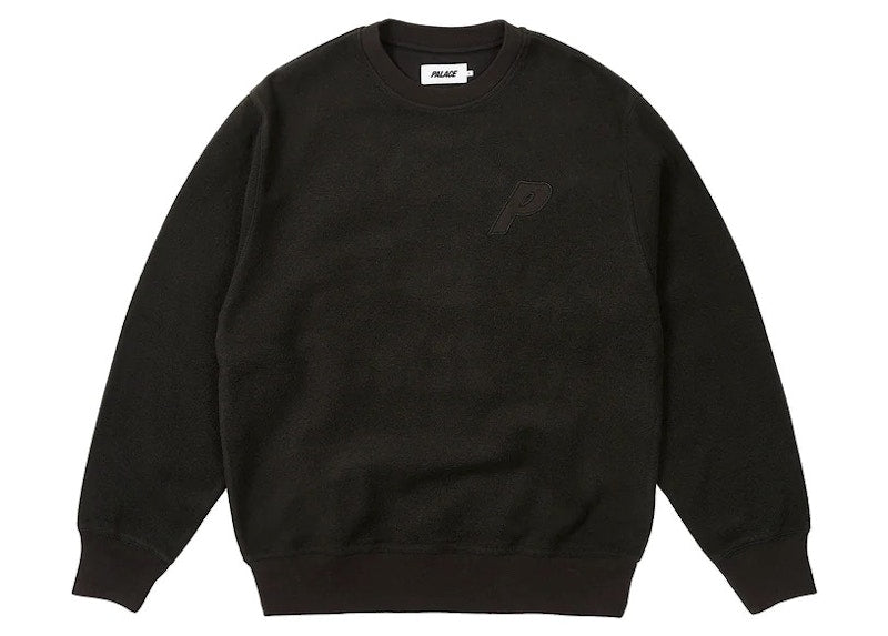 Palace Reverse P-3 Crew Black