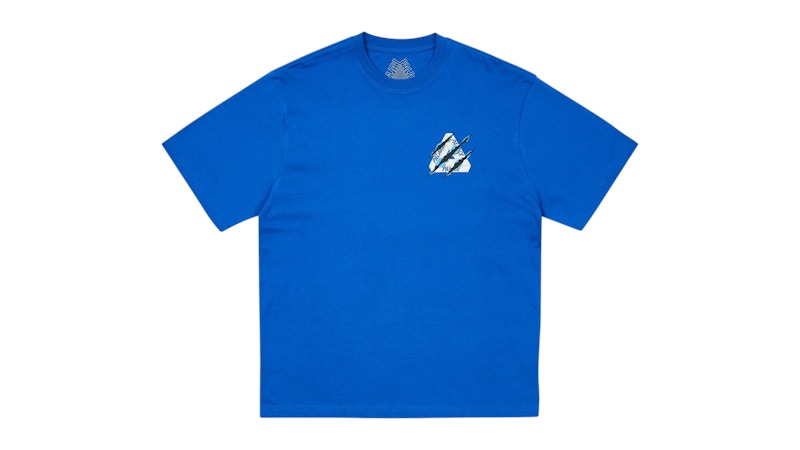 Palace Ripped Tri T-Shirt Blue Berry