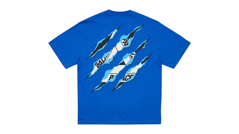 Palace Ripped Tri T-Shirt Blue Berry