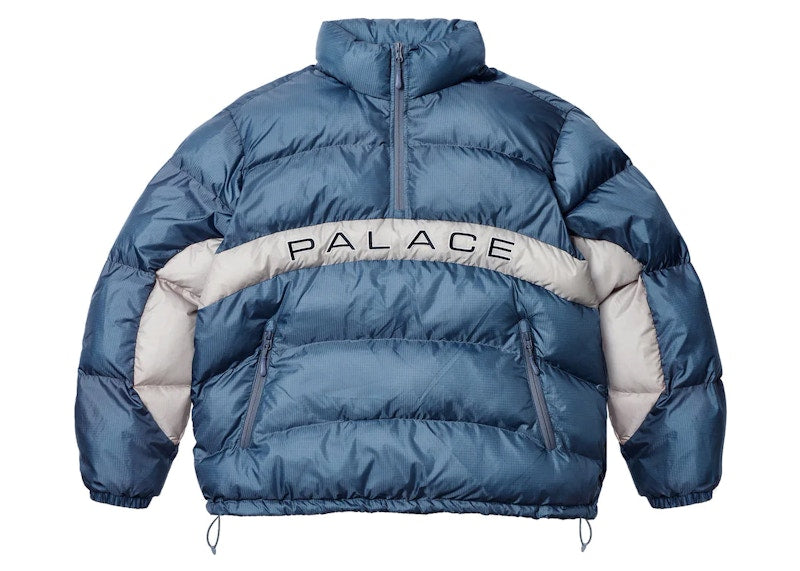 Palace Ripstop Arc Puffer Jacket Blue