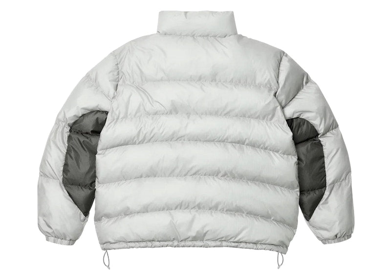Palace Ripstop Arc Puffer Jacket Grey