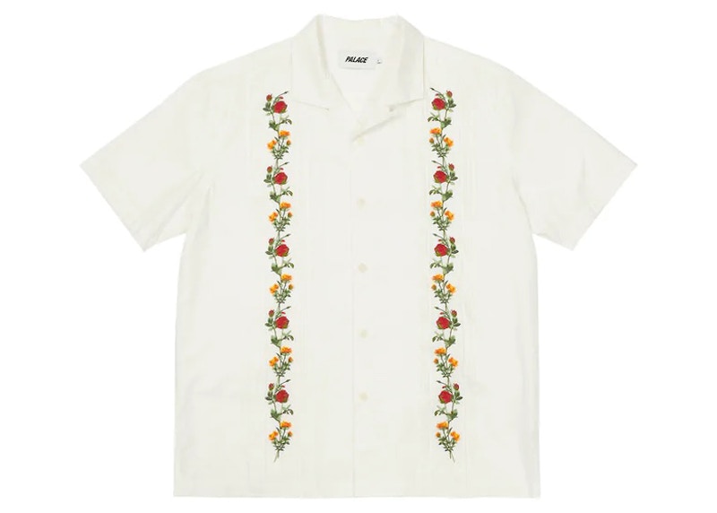 Palace Rose Chain Shirt White