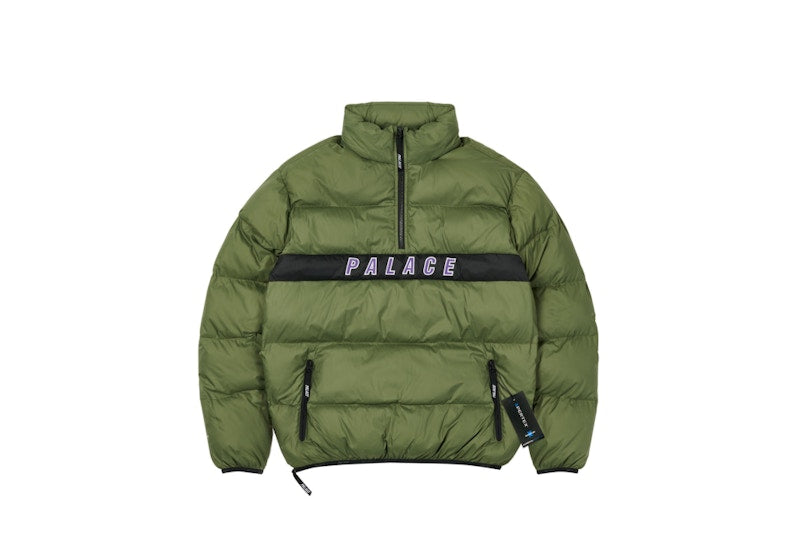 Palace Ruffer Puffer Jacket Green