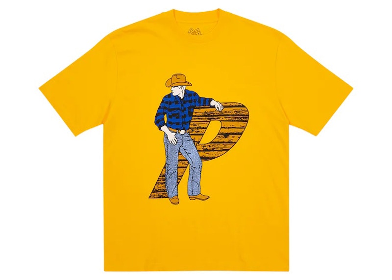 Palace Saddle Up T-shirt Yellow