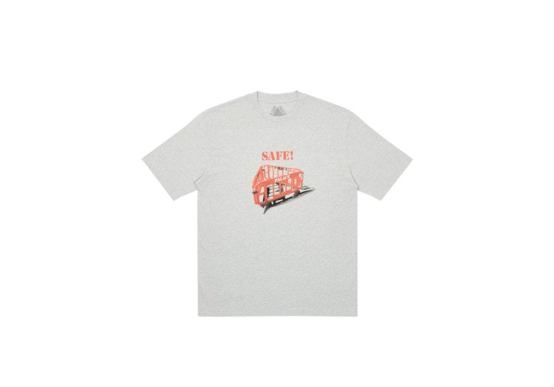 Palace Safety T-shirt Grey Marl