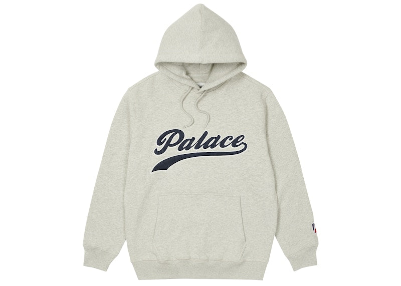 Palace Satin Hood Grey Marl