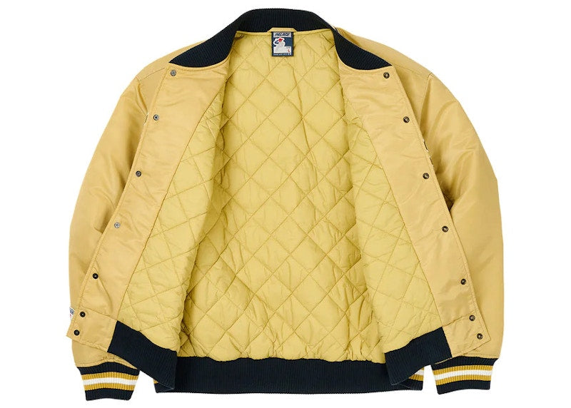 Palace Satin The Arena Jacket Gold