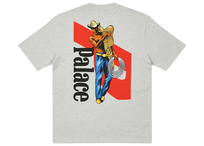 Palace Saves T-shirt Grey Marl