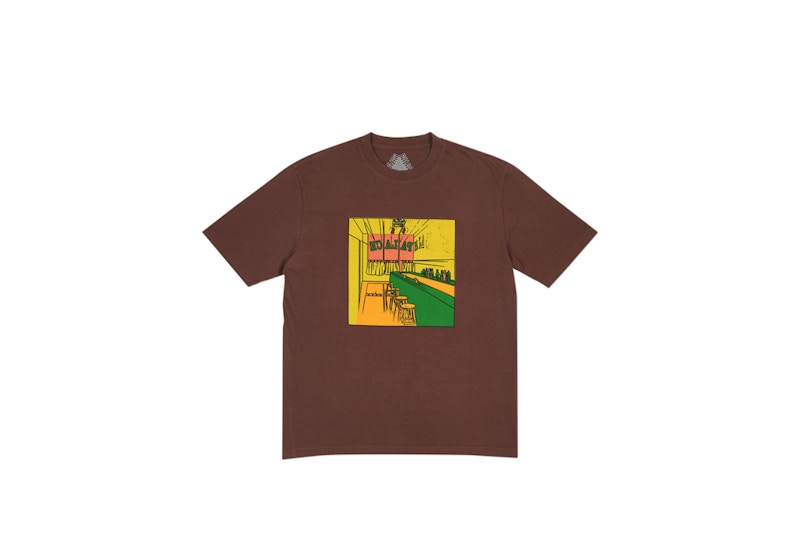 Palace Scheisse Face T-shirt Brown