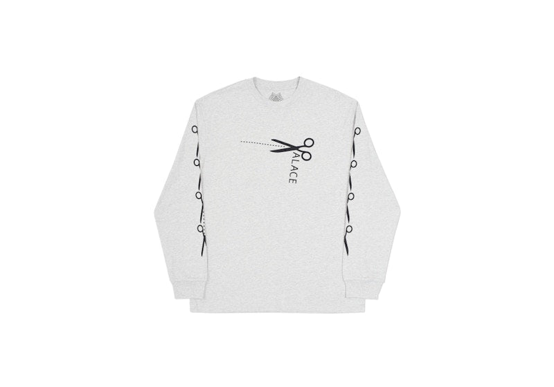 Palace Scissor Longsleeve Grey Marl