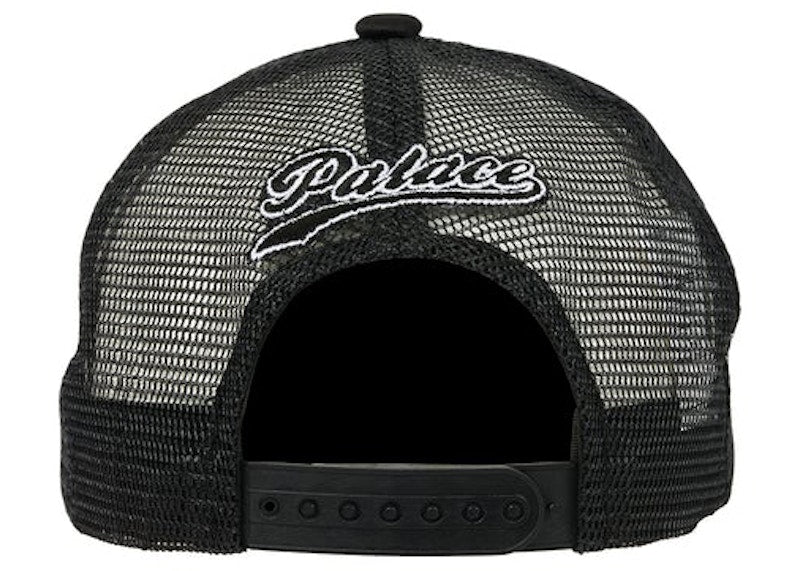 Palace Script Mesh Back 5-Panel Black