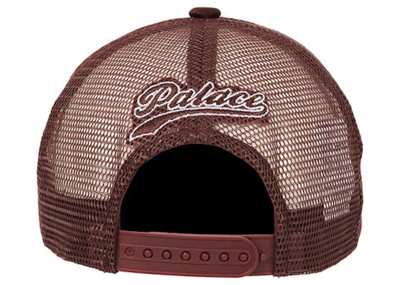 Palace Script Mesh Back 5-Panel Brown