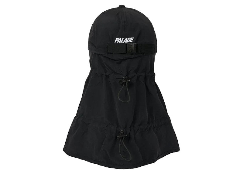 Palace Shell Facemask P 6-Panel Black