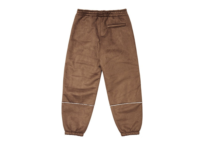 Palace Sherpa Faux Suede Jogger Caked Brown